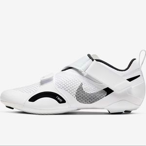 NEW Nike SuperRep Cycle . Cycling shoe. White Black. M size 7.5  And 10.5 NIB